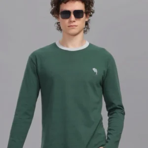 RFS02||GREEN|| Full Sleeve Round Neck T-Shirt