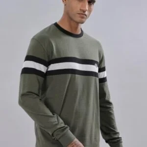RFS07||GREEN|| Full Sleeve Round Neck T-Shirt