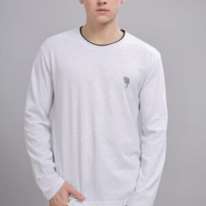 RFS05||Silver|| Full Sleeve Round Neck T-Shirt