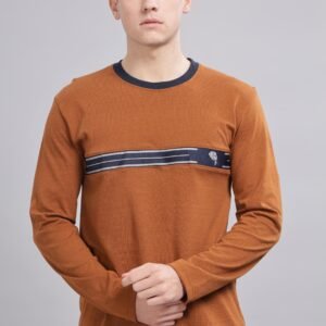 RFS05||Mustard|| Full Sleeve Round Neck T-Shirt