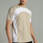 RHSOO1 ||BEIGE || Round Neck Half Sleeve