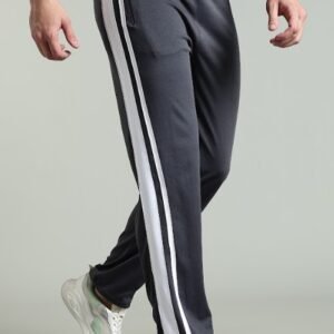 TP 003 || DARK GREY WHITE || Track Pant