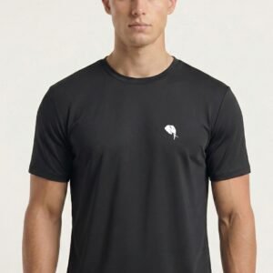 RHSO2A ||BLACK|| Round Neck Half Sleeve