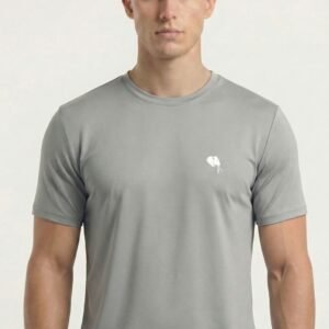 RHSO2A ||LITE GREY|| Round Neck Half Sleeve